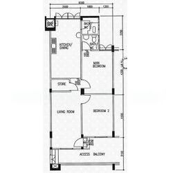 Blk 101 Hougang Avenue 1 (Hougang), HDB 3 Rooms #599985511